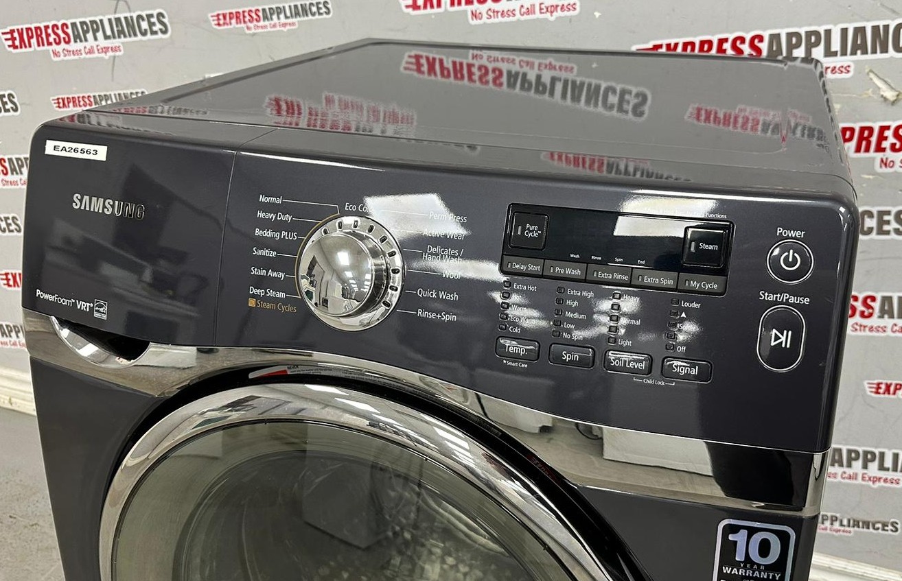 Used Samsung 27” Front Load Washing Machine WF397UTPAGR/A2 For Sale Used Samsung 27” Front Load Washing Machine WF397UTPAGR/A2 For Sale