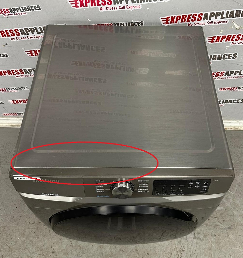 Used Samsung 27” Front Load Washing Machine WF45R6100AP For Sale Used Samsung 27” Front Load Washing Machine WF45R6100AP For Sale