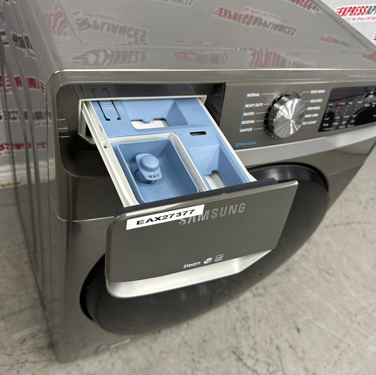 Used Samsung 27” Front Load Washing Machine WF45R6100AP For Sale Used Samsung 27” Front Load Washing Machine WF45R6100AP For Sale