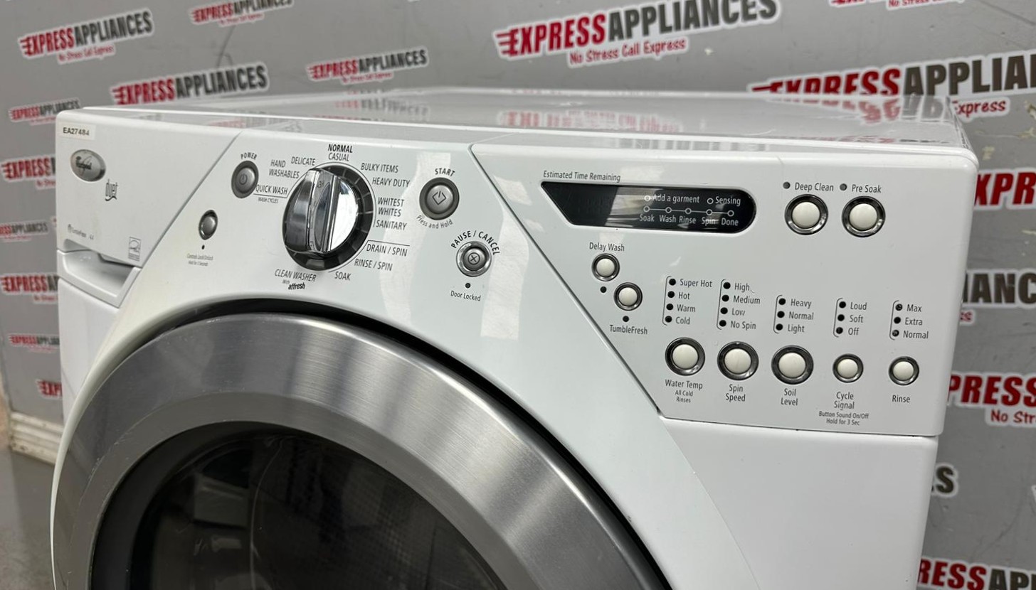 Used Whirlpool 27” Front Load Washing Machine WFW9450WW00 For Sale Used Whirlpool 27” Front Load Washing Machine WFW9450WW00 For Sale