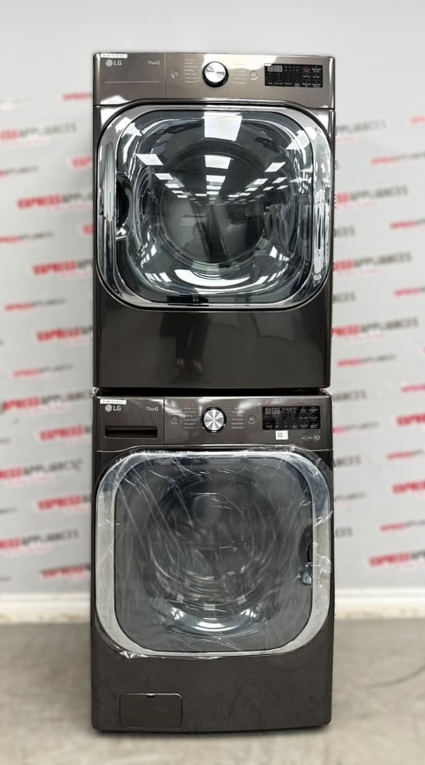 Open Box LG 29'' Front Load Washer and Electric Dryer Stackable Set WM8900HBA DLEX8900B For Sale Open Box LG 29'' Front Load Washer and Electric Dryer Stackable Set WM8900HBA DLEX8900B For Sale
