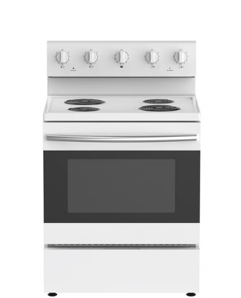 New Element 30” Freestanding Coil Stove EECR34MEW-CA For Sale New Element 30” Freestanding Coil Stove EECR34MEW-CA For Sale