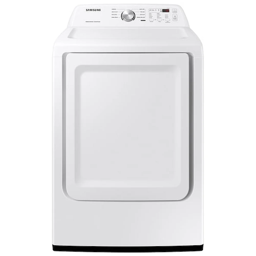 New Samsung 27” Electric Dryer DVE45T3200W For Sale New Samsung 27” Electric Dryer DVE45T3200W For Sale