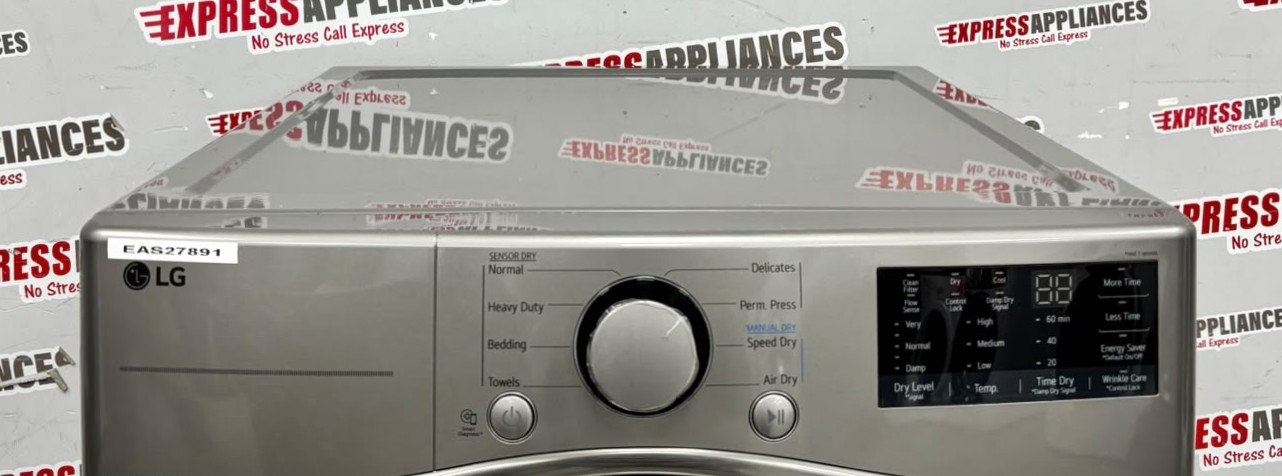 Open Box LG 27” Electric Stackable Dryer DLE3400V For Sale Open Box LG 27” Electric Stackable Dryer DLE3400V For Sale