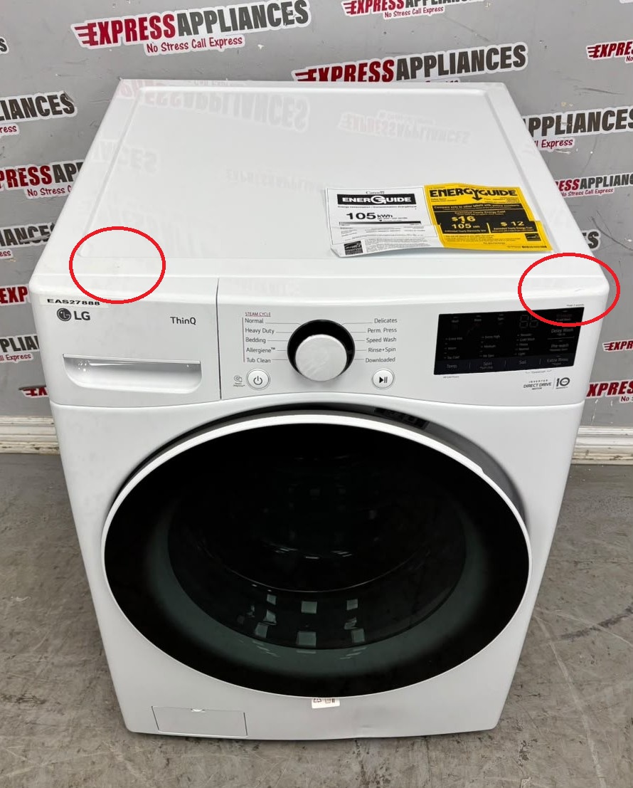 Open Box LG 27” Front Load Washing Machine WM3600HWA For Sale Open Box LG 27” Front Load Washing Machine WM3600HWA For Sale