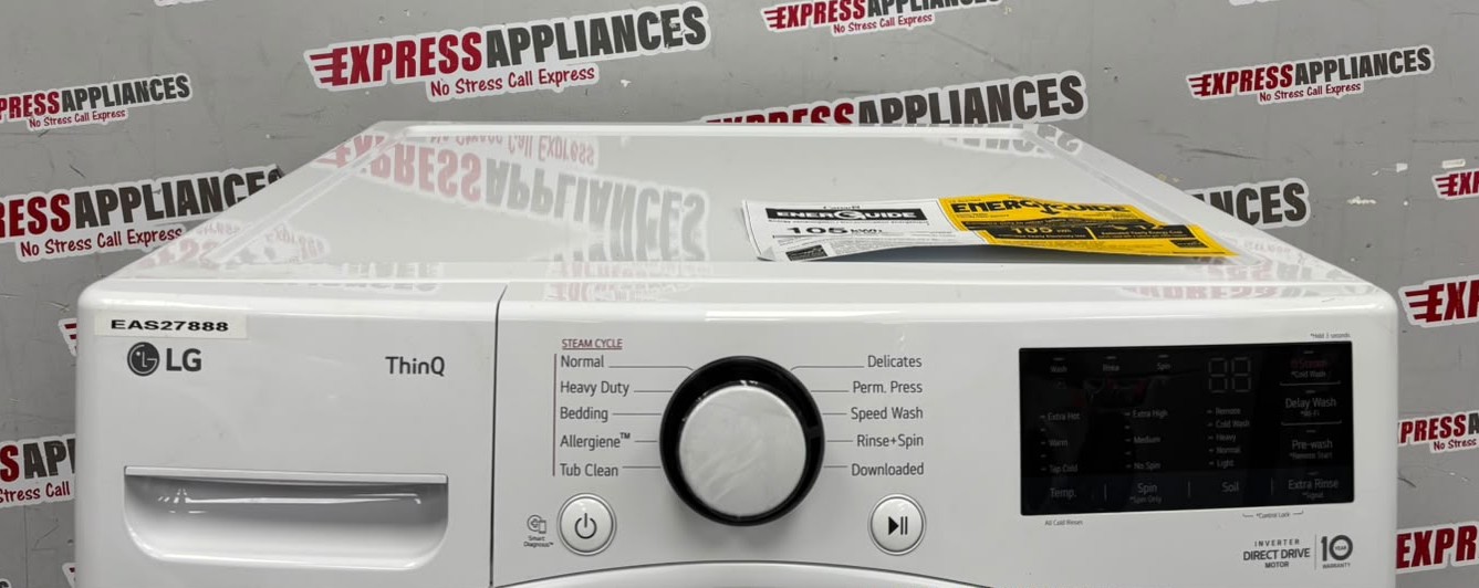 Open Box LG 27” Front Load Washing Machine WM3600HWA For Sale Open Box LG 27” Front Load Washing Machine WM3600HWA For Sale