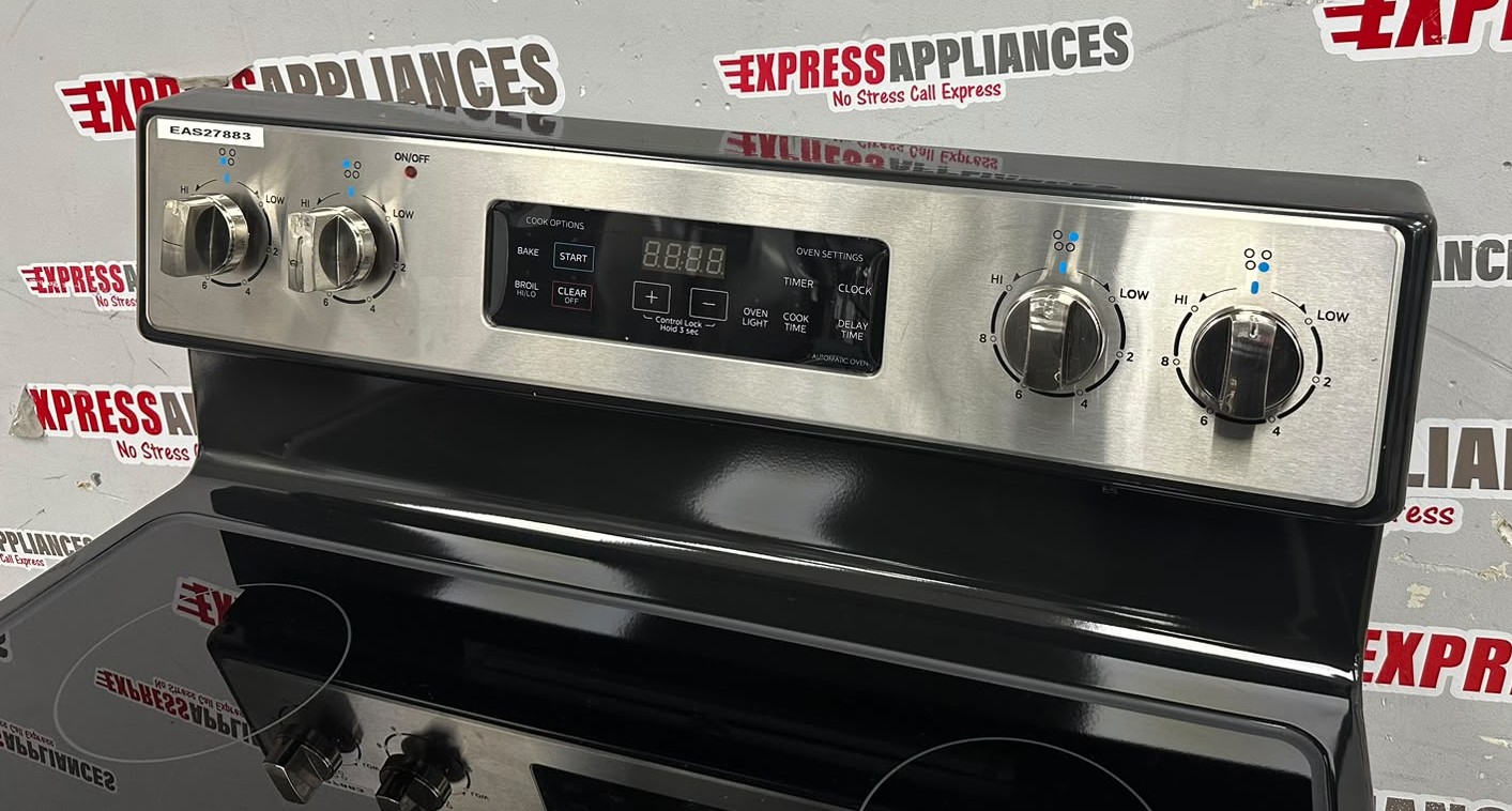 Open Box Midea 30” Freestanding Glass Top Stove MER30B12ASSC For Sale Open Box Midea 30” Freestanding Glass Top Stove MER30B12ASSC For Sale