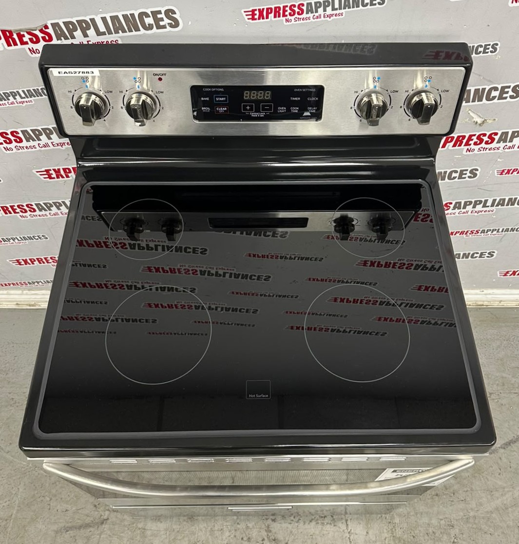 Open Box Midea 30” Freestanding Glass Top Stove MER30B12ASSC For Sale Open Box Midea 30” Freestanding Glass Top Stove MER30B12ASSC For Sale
