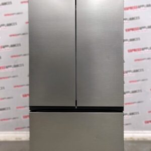 Open Box Samsung 36” Counter Depth French Door Refrigerator RF27CG5010S9AA For Sale