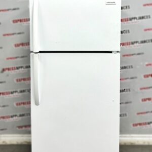 Used Frigidaire 28” Top Freezer Refrigerator FFTR1621TW1 For Sale
