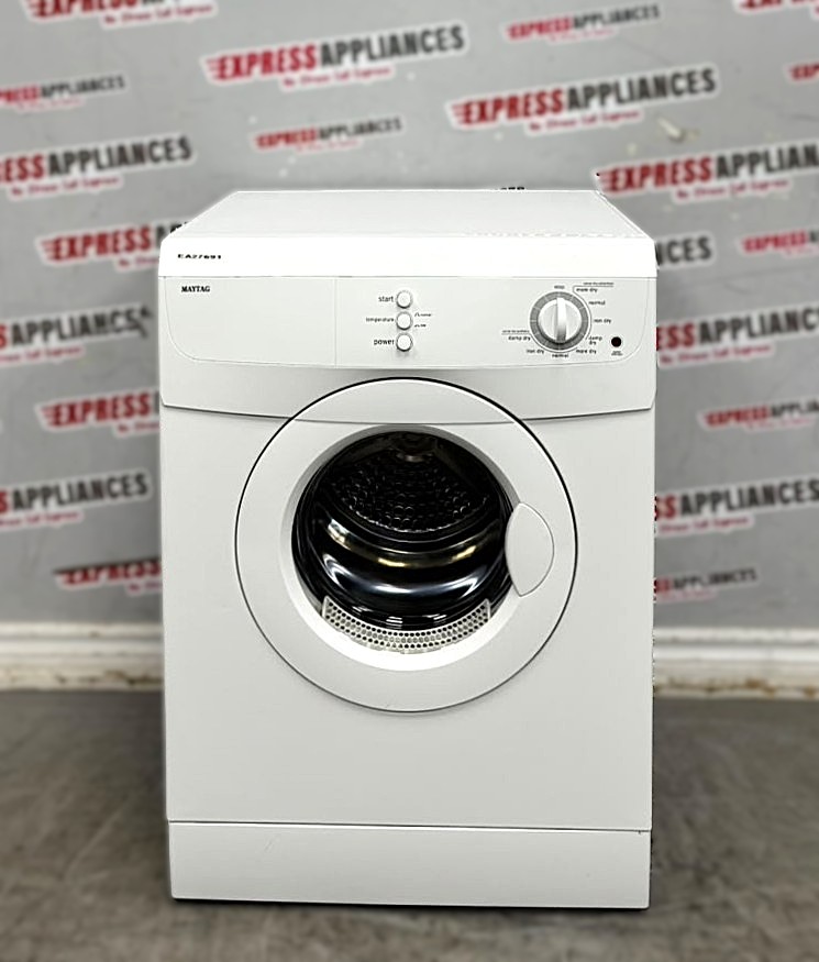 Used Maytag 24” Electric Stackable Dryer YMED7500YW2 SKU: EA27691 For Sale Used Maytag 24” Electric Stackable Dryer YMED7500YW2 SKU: EA27691 For Sale