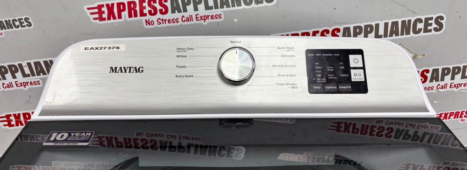 Used Maytag 27” Top Load Washing Machine MVW6200KW2 For Sale Used Maytag 27” Top Load Washing Machine MVW6200KW2 For Sale