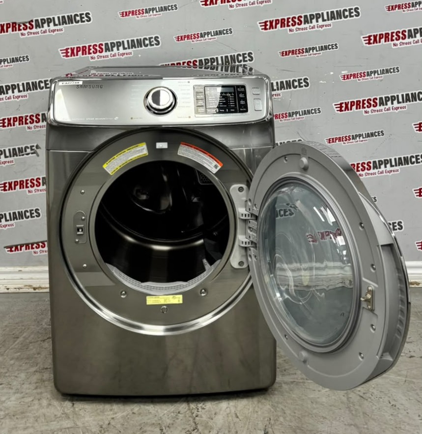 Used Samsung 27” Electric Stackable Dryer DV45H6300EP/AC SKU: EA27788 For Sale Used Samsung 27” Electric Stackable Dryer DV45H6300EP/AC SKU: EA27788 For Sale
