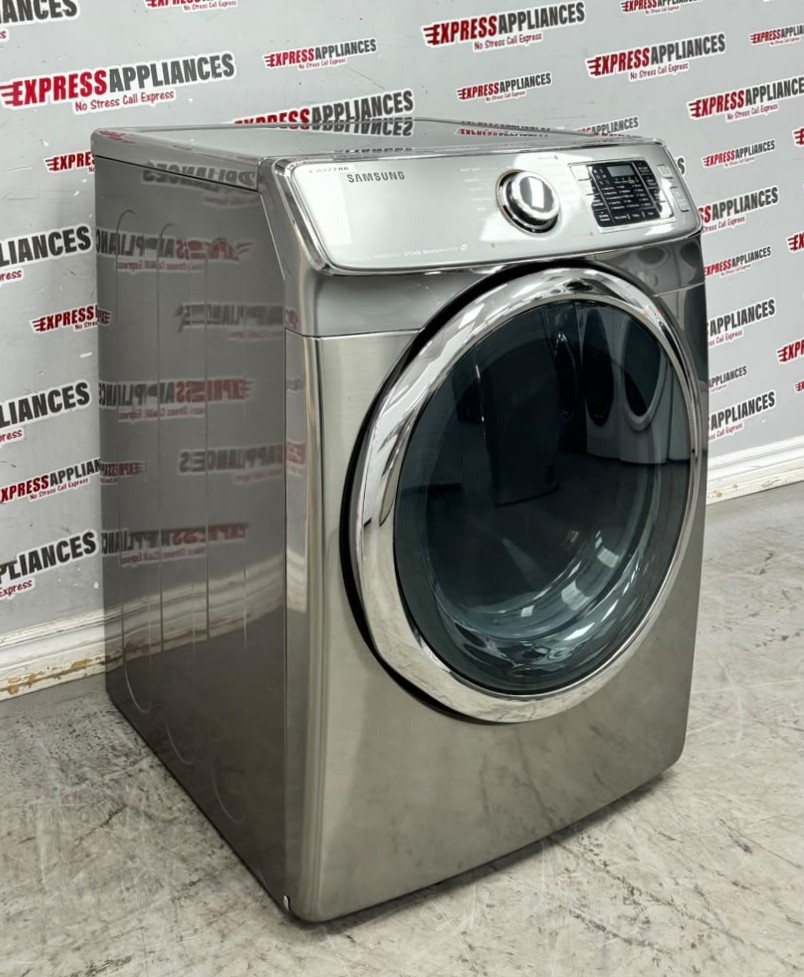 Used Samsung 27” Electric Stackable Dryer DV45H6300EP/AC SKU: EA27788 For Sale Used Samsung 27” Electric Stackable Dryer DV45H6300EP/AC SKU: EA27788 For Sale